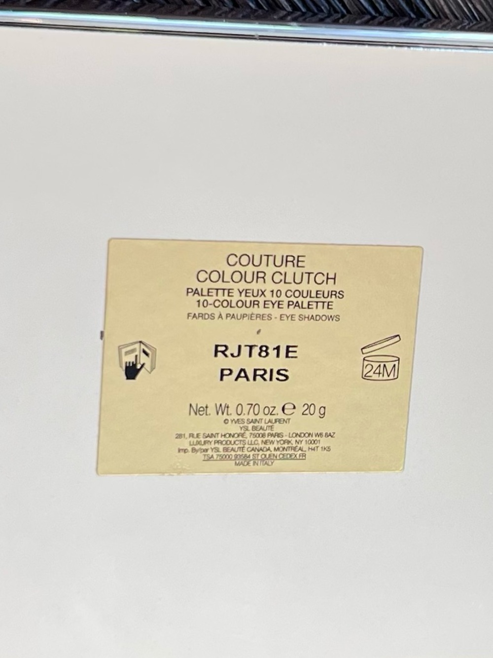 YSL Yves Saint Laurent
Couture Color Clutch Paris Eyeshadow Palette - Picture 5 of 5